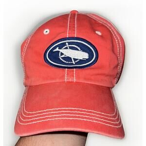 Nantucket Island Embroidered Adjustable Baseball Cap Hat Red Unisex